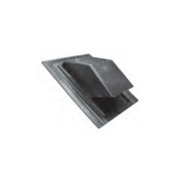 Lambro Industries 6 in. Black Plastic Roof Cap 356